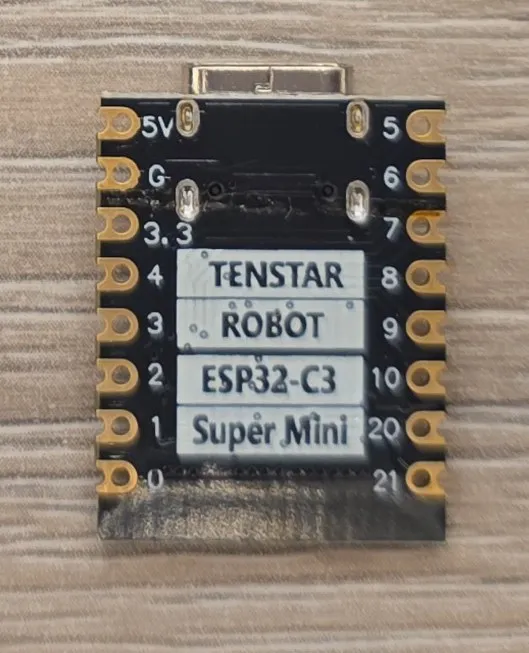 ESP32-C3 Super Mini back photo