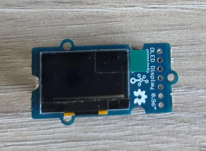 Photo of the Grove OLED display